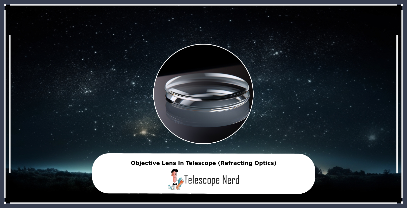 Objective Lens In Telescope (Refracting Optics)