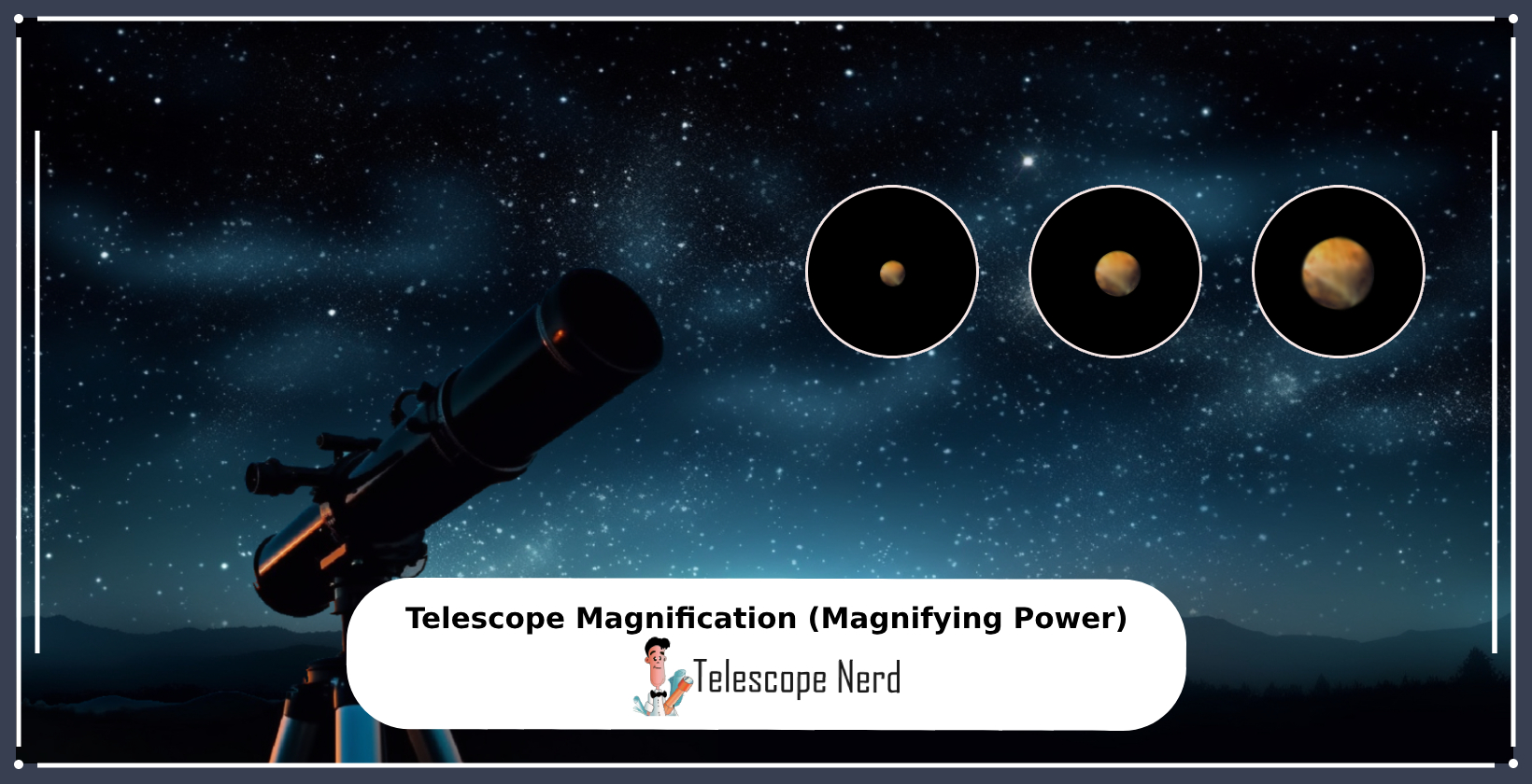 magnification power of telescope