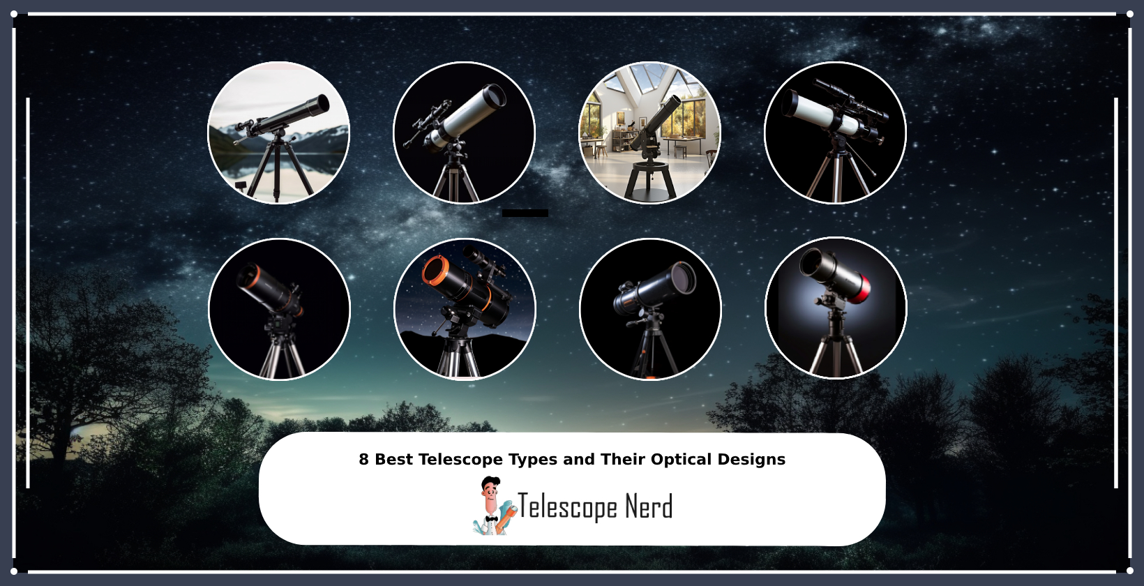 8 Different Telescope Types and Their Optical Designs